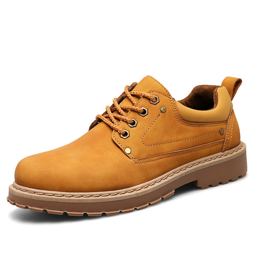 Spring and autumn men's shoes fashionable England work shoes fashionable men's single-layer shoes casual leather shoes big-head leather shoes men's shoes