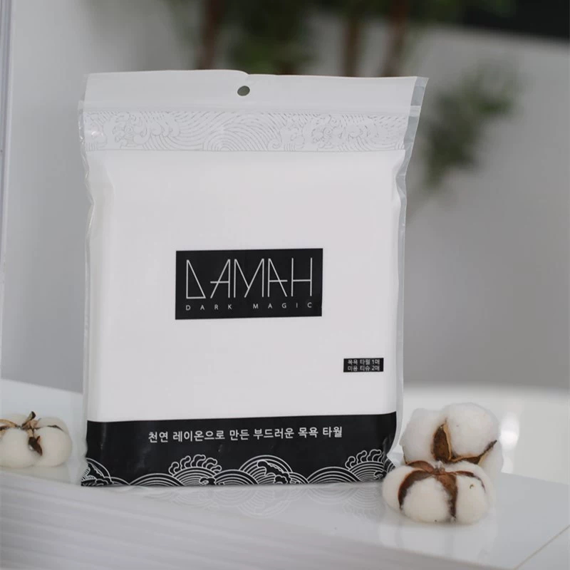 Общая генерация может авторизовать черную магию DAMAH сухой и влажный disposed facial washing tissue толстый очищающий нетканый смягчённый шарф