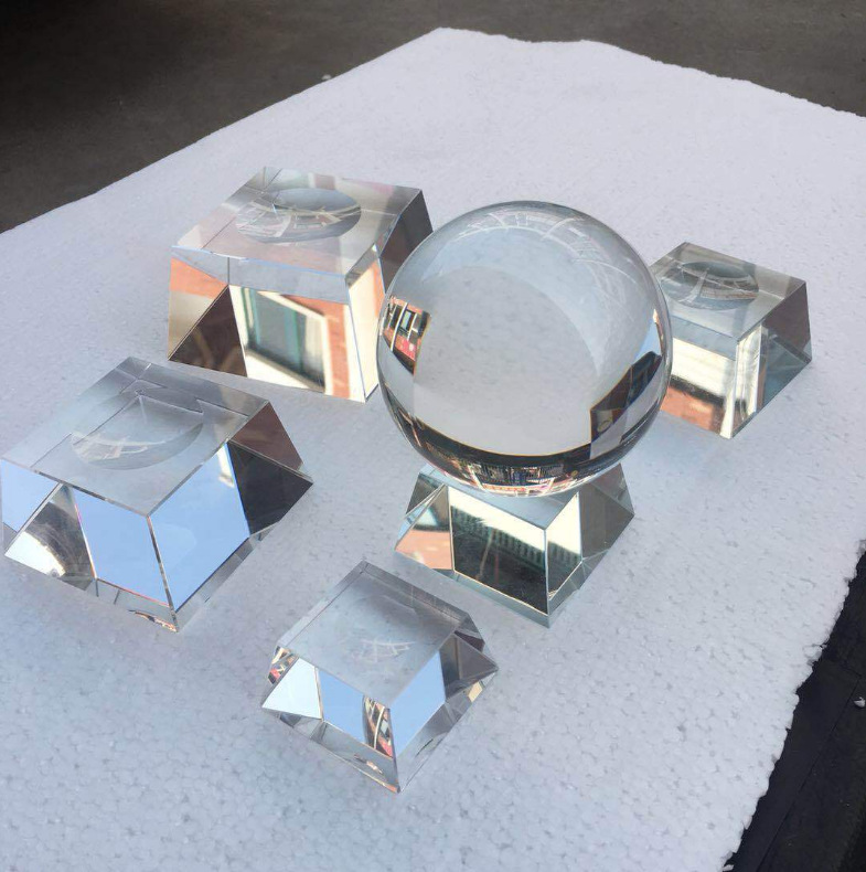 크리스탈 사다리꼴 비 발광베이스