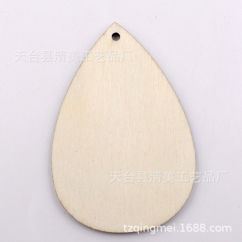 50-55mm troncos de madera con agujeros colgante decoración de madera con agujeros pendientes accesorios