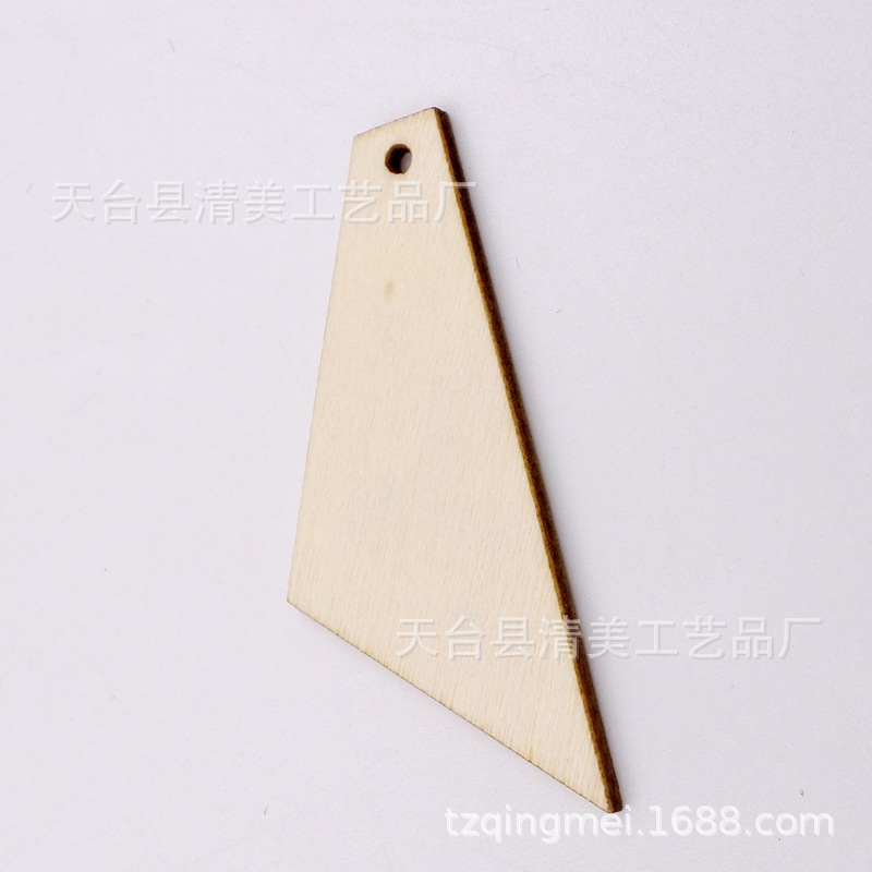 50-55mm troncos de madera con agujeros colgante decoración de madera con agujeros pendientes accesorios