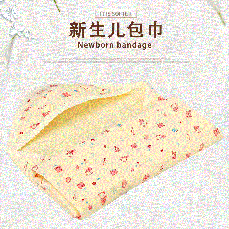 Newborn Swaddle Baby Hooded Blanket Pure Cotton Blanket Bath Towel Swaddle Baby Supplies