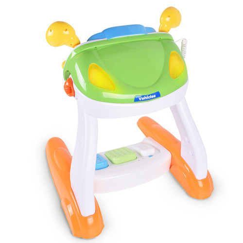 Baoli 1712 music simulation cab baby multi-function game table 1-3 years old enlightenment steering wheel learning table