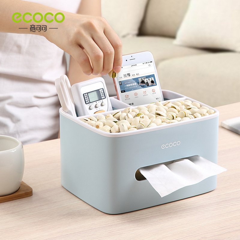 Caja de pañuelos de escritorio multifuncional hogar sala de estar comedor mesa de café Nórdico simple caja de almacenamiento de control remoto caja de pañuelos