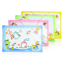 儿童学习白板批发 幼儿写字板 宝宝绘画玩具 送笔带磁性塑料画板