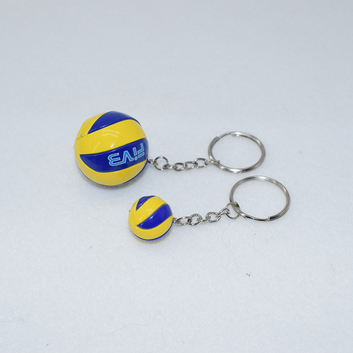 MIKASA mini volleyball keychain 3.8CM ball keychain pendant PVC pendant competition prize business gift