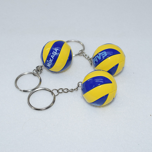 MIKASA mini volleyball keychain 3.8CM ball keychain pendant PVC pendant competition prize business gift
