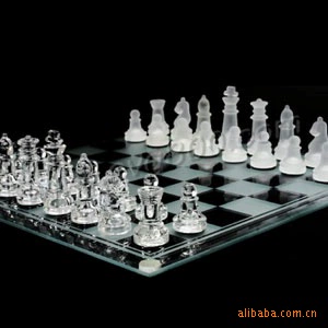 Glass small chess