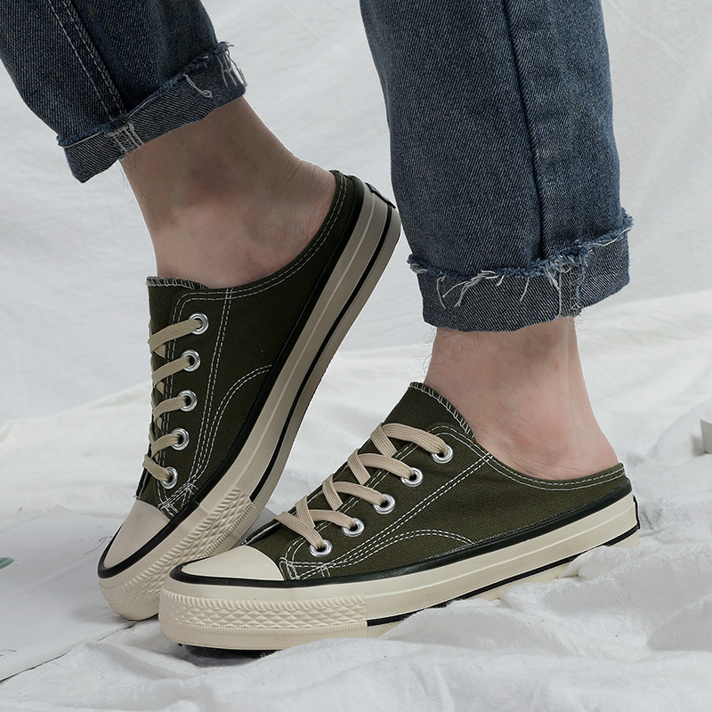 201 레트로 올리브 그린-하프