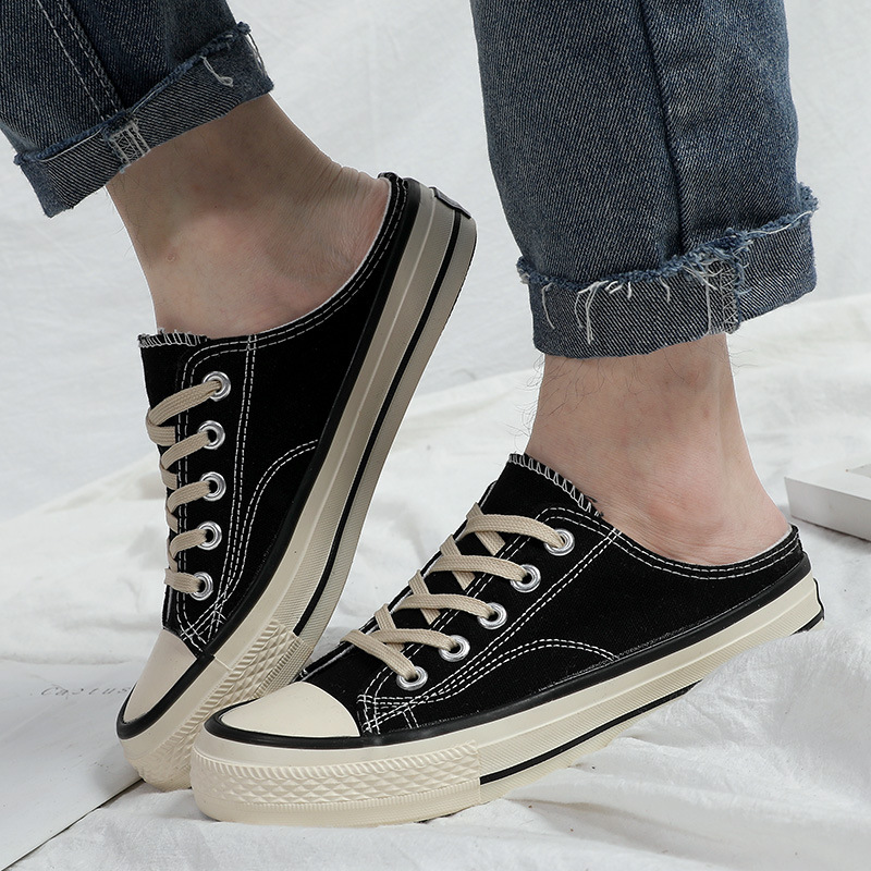 201 레트로 블랙-하프