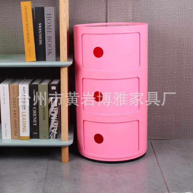 Mini small bedside cabinet simple modern bedroom corner cabinet storage cabinet multifunctional round storage cabinet