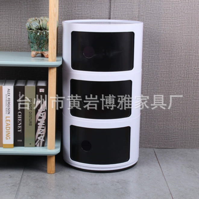 Mini small bedside cabinet simple modern bedroom corner cabinet storage cabinet multifunctional round storage cabinet
