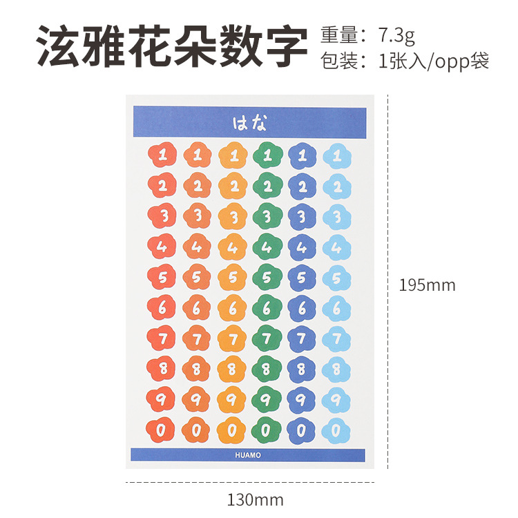 Número elegante de la flor