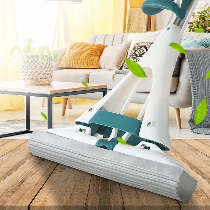 Online shopping for three-bar mop 38 fold cotton mop PVA folding mop retractable stainless steel Online shopping for three-bar mop 38 fold cotton mop PVA folding mop retractable stainless steel