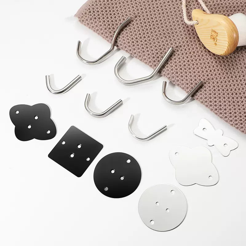 厂家直销304不锈钢单钩片单独焊接式挂钩卫浴配件批发卫浴挂件