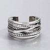 Chain, retro fashionable ring suitable for men and women hip-hop style, simple and elegant design, wholesale