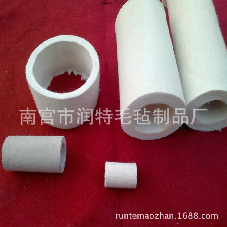 国内外出售 圆筒毛毡 过滤、密封毛毡套 毛毡筒 羊毛筒 不易松散