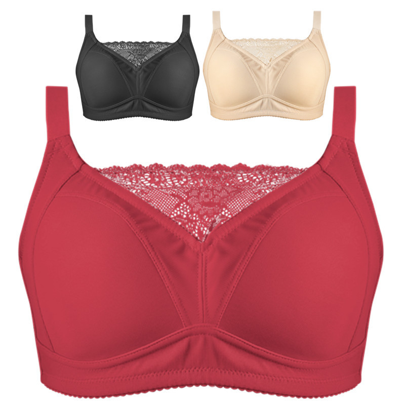 Dropshipping Silicone Post-Operative Prosthetic Breast Bra, Lace Thin Styling Intimates, Seamless Oblique Pocket, No Steel Ring Tube Top