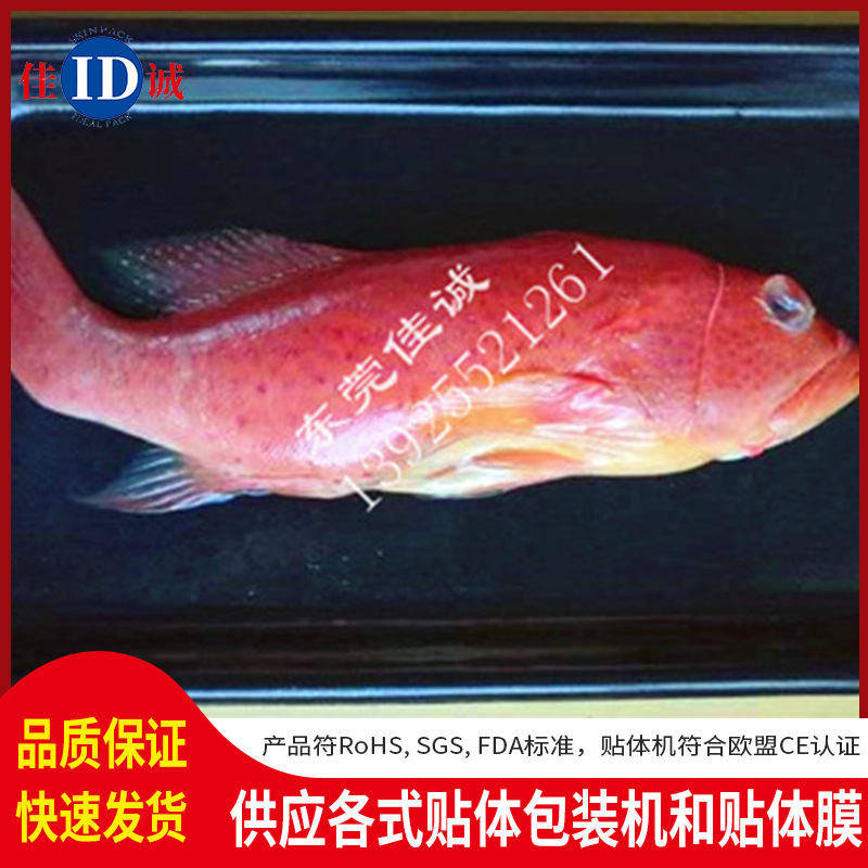 一次性透明保鲜膜 冷鲜肉食品包装膜 三文鱼真空贴体包装膜定制