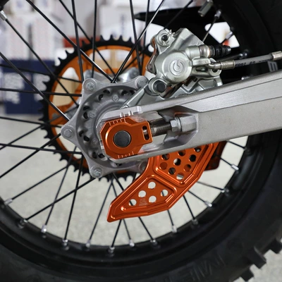 Motorcycle Safety Supplies — rear brake disc CNC protection