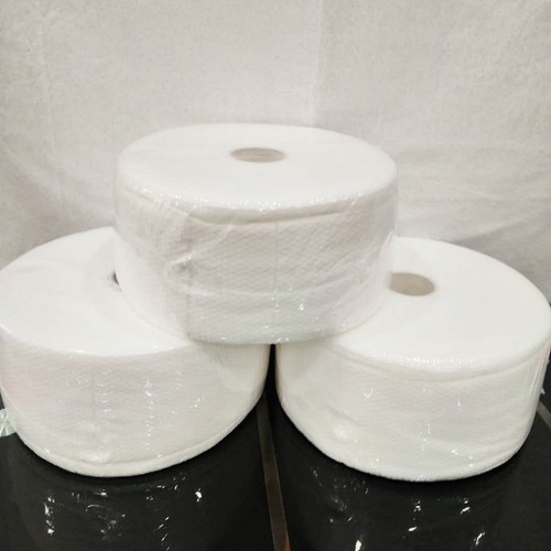 Face wash towel factory wholesale pure cotton large roll non-woven cotton soft towel beauty salon disposable cleansing towel dry and wet