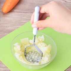 Cross-border new mini potato masher kitchen small tool mashed potato presser stainless steel mashed potato masher