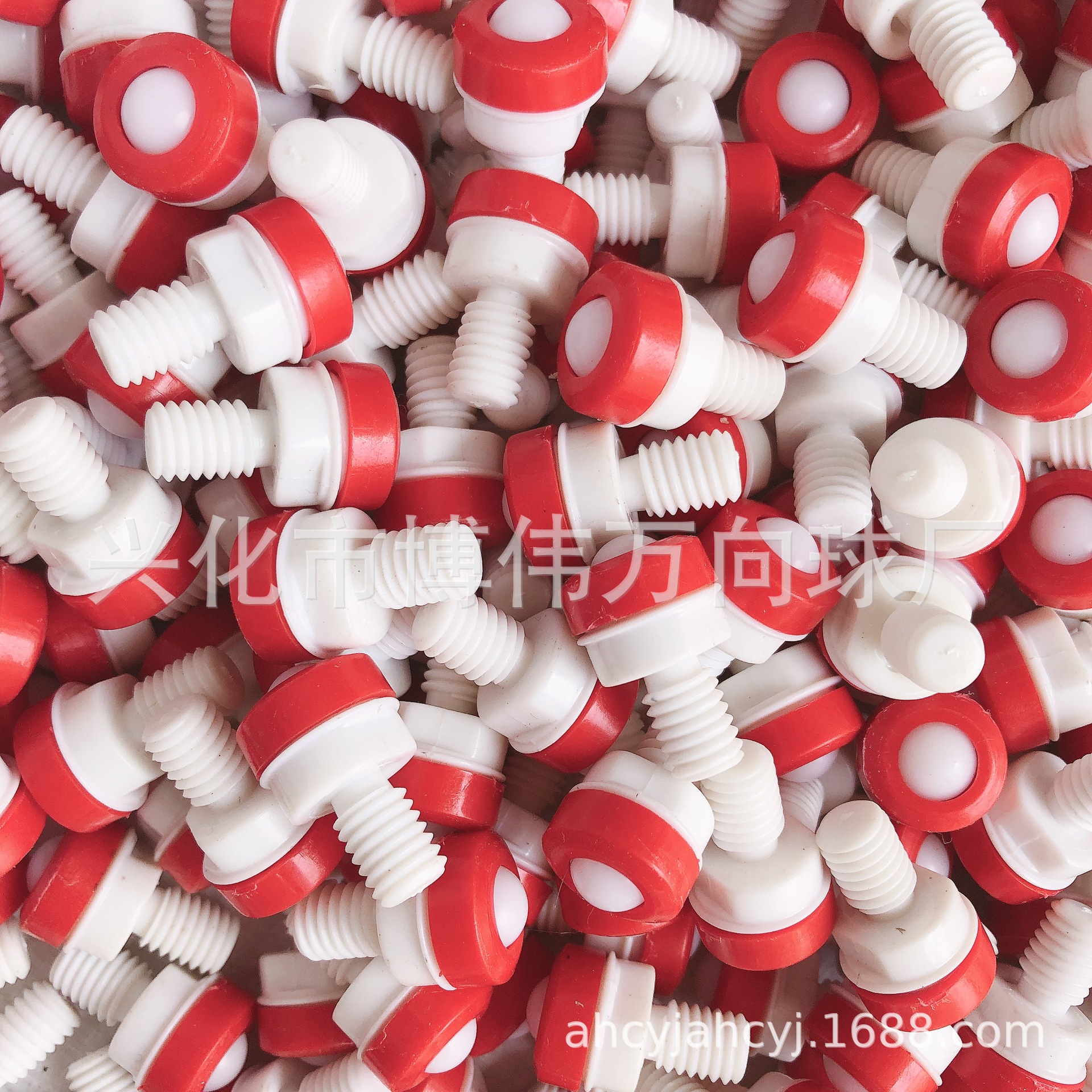 POM塑料球静音小滑轮NL-15N螺杆式万向球滚珠 物流输送配件