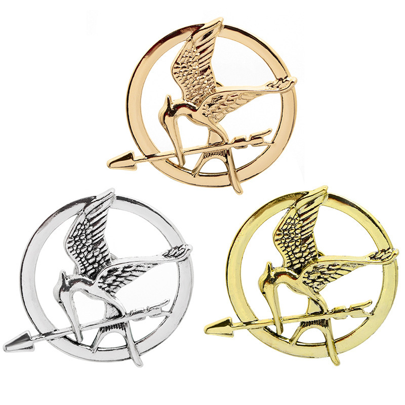 Wish Bird Personalized Logo Logo Versatile Student Alloy Brooch Corsage European and American Creative Fashion Personalized Accessories