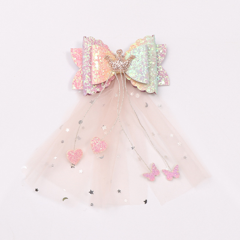 MC1544 3 층 나비 공주 리본