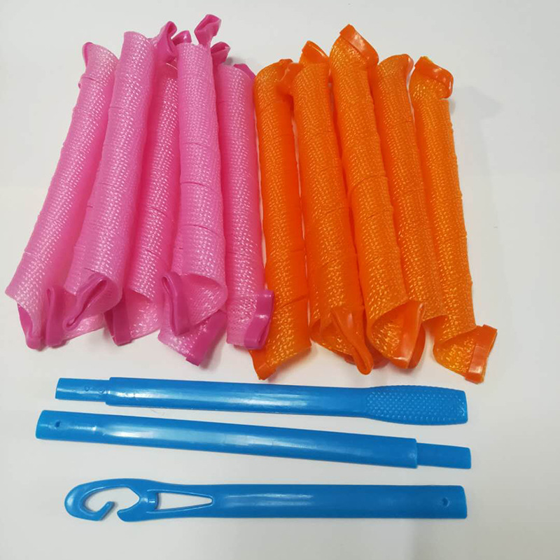 10 rizador de pelo manual herramientas de curling de pelo no hacen daño rizador de pelo de onda media