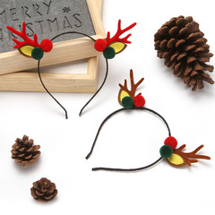 Cross-border Amazon Christmas Ears Festival Party Decorative Supplies Cute Cartoon Headwear Headband Wholesale