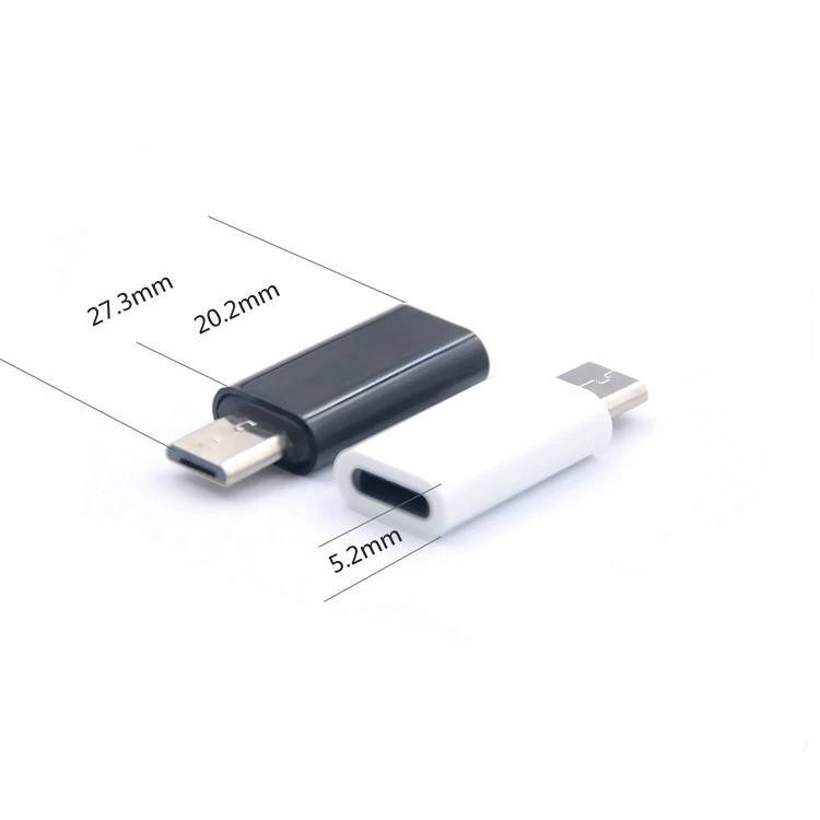 Подходит для Apple iPhon Mother to Android Micro Type C Rotary UN Converter Mobile Phone Converter