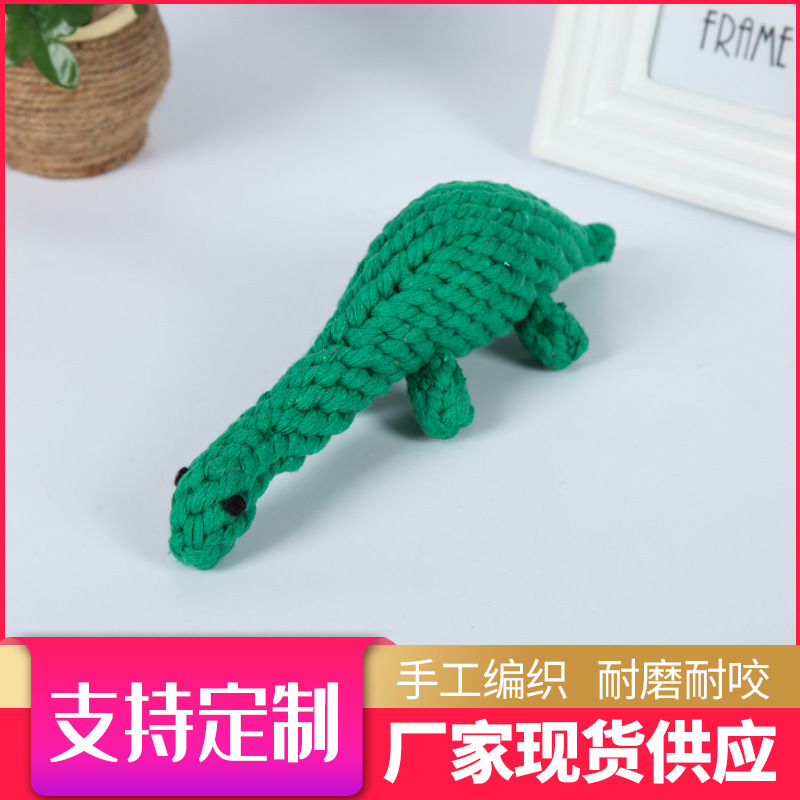 Juguetes para perros de mascotas resistentes a la mordida, dientes molares, cuerda de mordida, nudos de pelo dorado, peluche para perros pequeños y medianos, juguetes para perros al por mayor