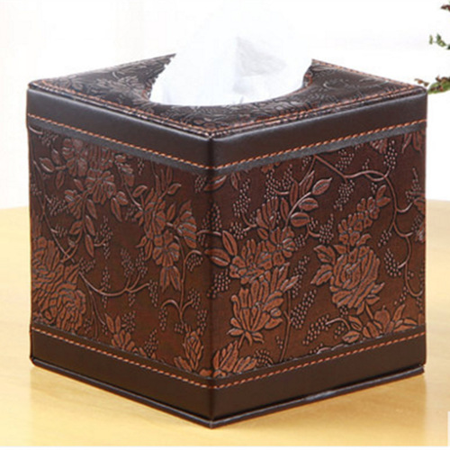Creative household leather roll paper tube, fashionable hotel paper towel tube, living room paper towel storage tube, removable paper towel box