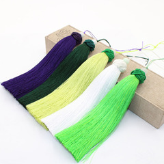 High-quality artificial silk ribbon Chinese knot tassel car ornament tassel 15cm
