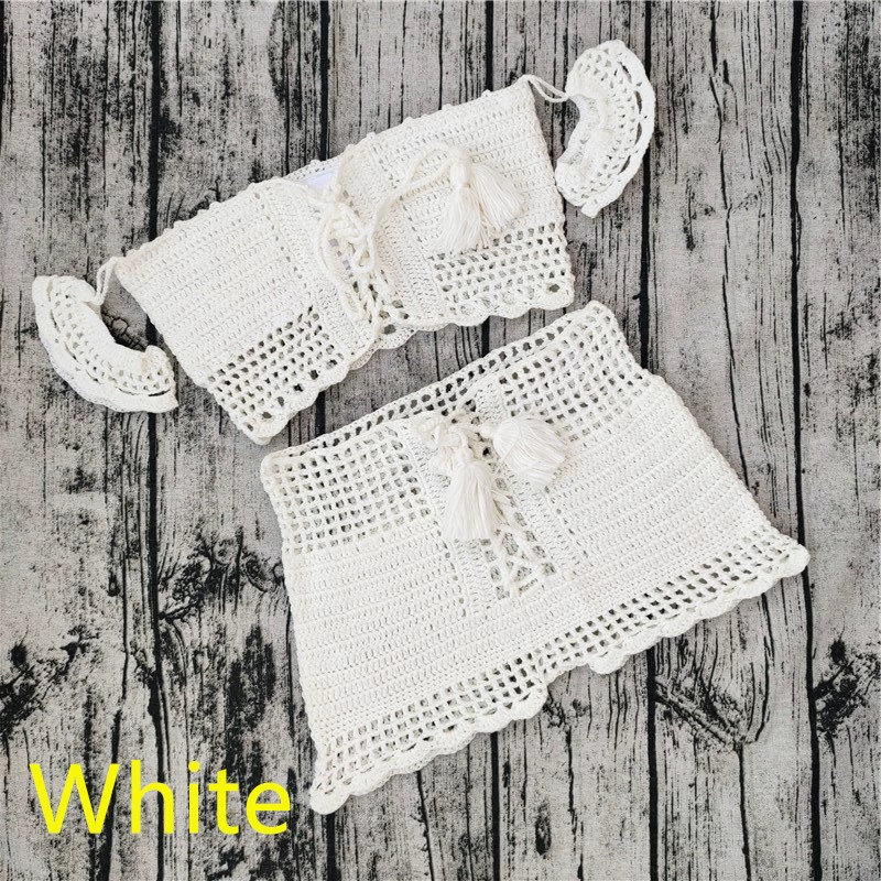 Вязанный крючком купальник, набор, Amazon, wish, Aliexpress, европейский стиль