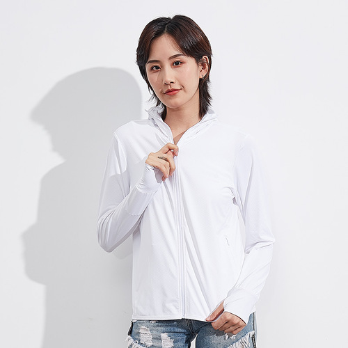 Original yarn sun protection clothing women's summer UV protection ice silk breathable sun protection clothing outerwear skin clothing men 