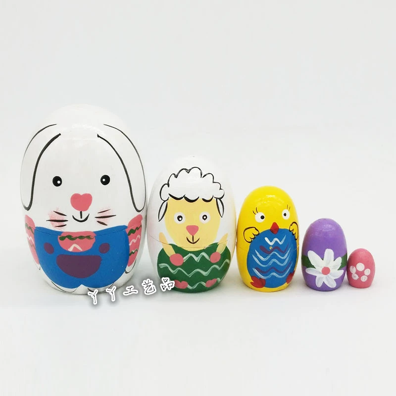 Маленькая кукла, деревянная игрушка ко Дню святого Валентина, белый кролик, Россия, подарок на день рождения