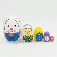 Маленькая кукла, деревянная игрушка ко Дню святого Валентина, белый кролик, Россия, подарок на день рождения