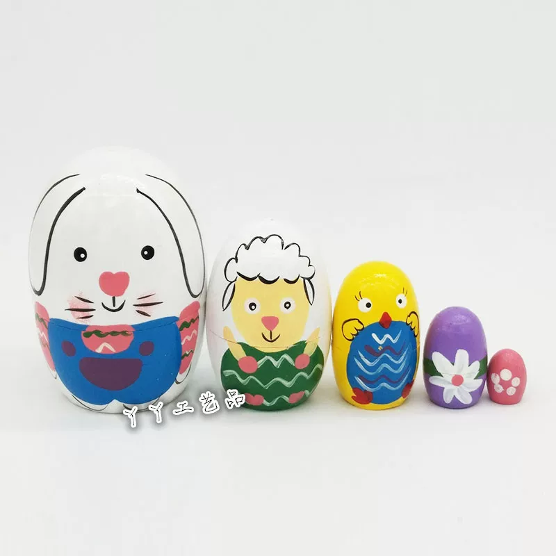 Маленькая кукла, деревянная игрушка ко Дню святого Валентина, белый кролик, Россия, подарок на день рождения