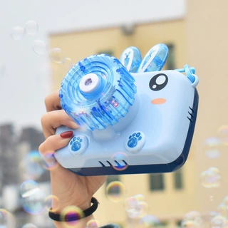 爆款相机泡泡机灯光音乐卡通儿童玩具少女心全自动吹泡泡相机批发