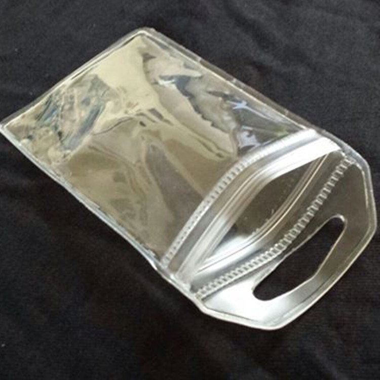 透明PVC凹凸拉链袋热压自封PVC骨袋PVC钱币袋PVC卡套饰品包装袋
