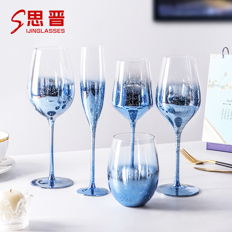 Sijin Burdeos copa de vino de cristal de uva roja copa de champán bar creativo conjunto de vino ESTRELLADO