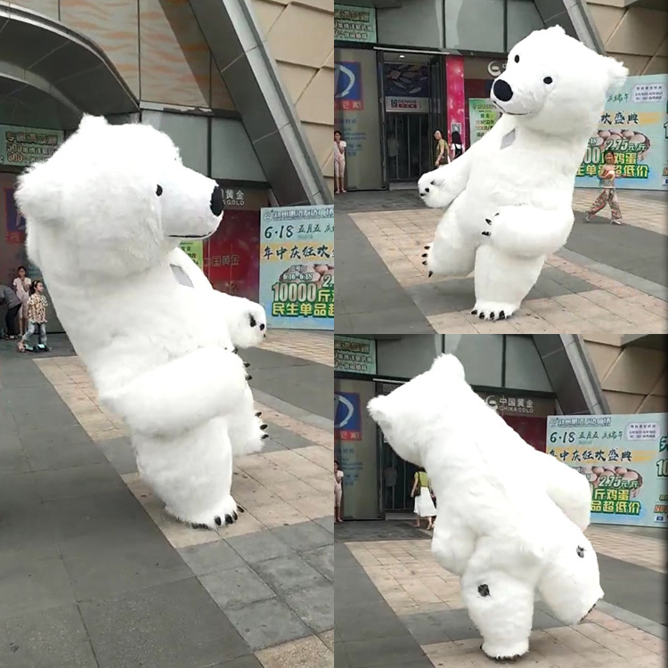 Dancing plush cartoon inflatable doll