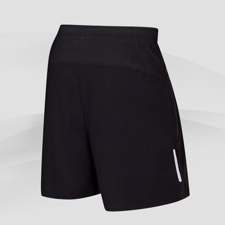 Summer thin silk men's quick dry sports shorts, breathable beach trousers 4