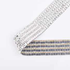 热熔背胶网钻排钻A级水钻钻贴手镯饰品鞋材配件批发沙发窗帘