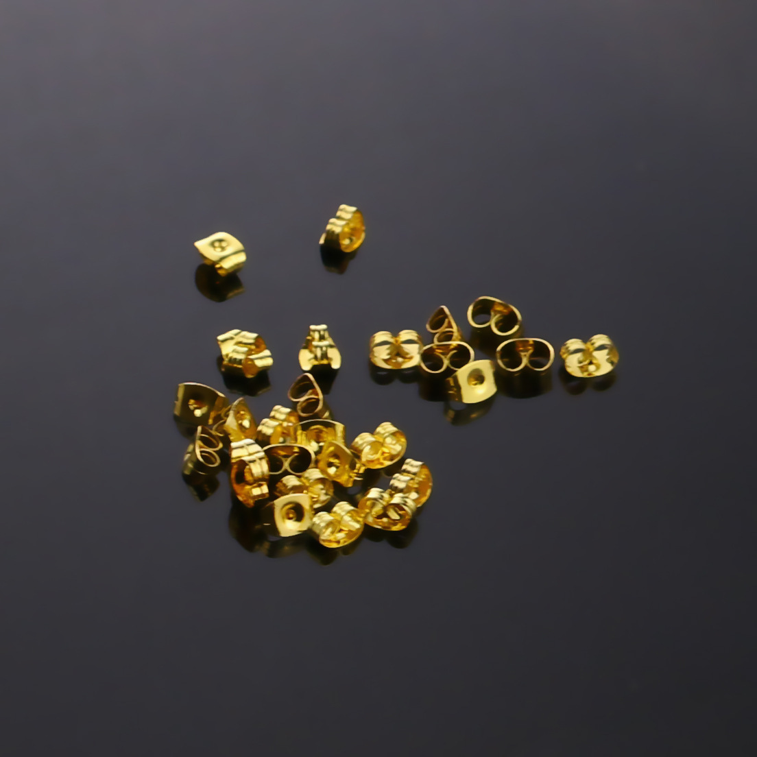 Acero inoxidable oído plug ear Stud accesorios mariposa hebilla plata oro rosa DIY accesorios de joyería hechos a mano