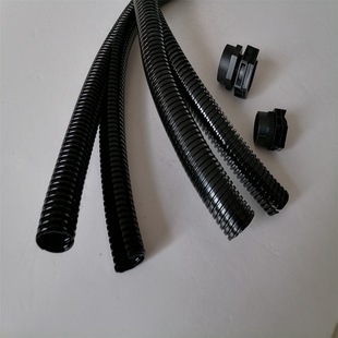 In stock supply fulitong PA flame retardant double-piece bellows DN20 25 32 double-layer open nylon hose