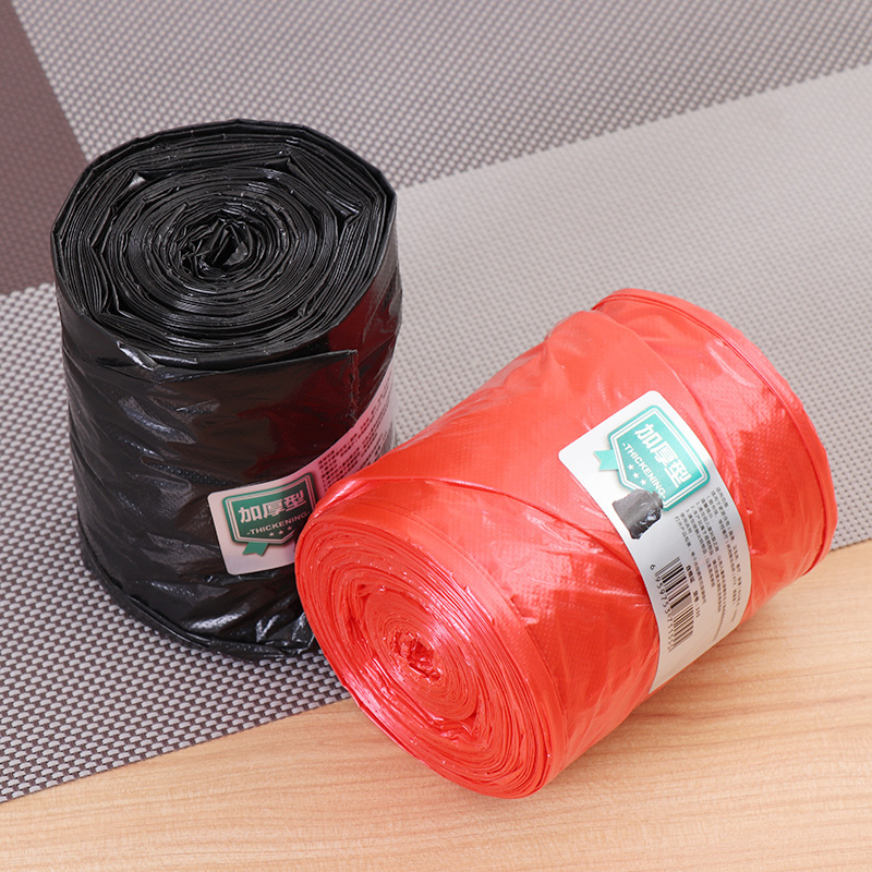 New material thickened disposable garbage bags 18 or so household flat plastic garbage bags spot wholesale garbage