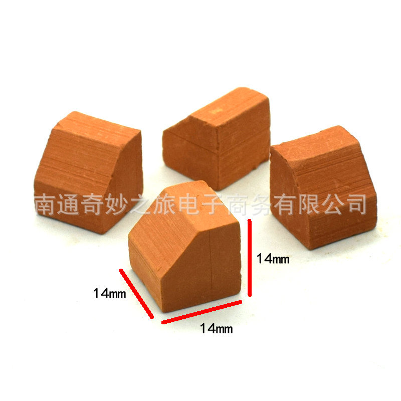 Pequeños albañiles modelo de construcción de ladrillos azulejos de los niños hechos a mano DIY casa Villa simulación mini ladrillo